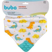 Babador Bandana Bebe com Mordedor e Forro Dino Buba