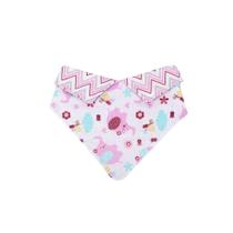 Babador Bandana Dengo Chevron Rosa - REF3675 Babador Bandana Dengo Chevron Rosa - REF3675