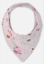 Babador Bandana Dupla Face para Bebê Menina Up Baby