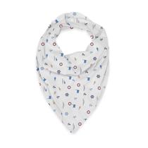 Babador Bandana em Malha Bublim Baby Marinheiro Menino
