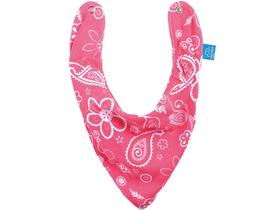 Babador Bandana Flores Fecho Botão - Multikids Baby Babador Bandana Flores Fecho Botão - Multikids Baby