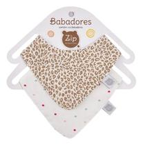 Babador Bandana Forro Impermeavel Kit Bebe Fofinho Premium Zip