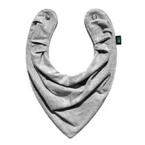 Babador Bandana Gumii Cinza Mescla Babador Bandana Gumii Cinza Mescla