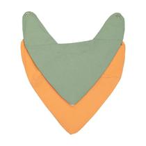 Babador Bandana Liso Tamanho Único Com 02 Unidades - Papi Baby Babador Bandana Liso Tamanho Único Com 02 Unidades - Papi Baby