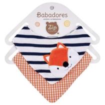 Babador Bandana Raposa Fuba (2 unidades) - Zip Babador Bandana Raposa Fuba (2 unidades) - Zip
