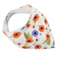 Babador Bandana Slim - Floral Laranja - 1 peça Babador Bandana Slim - Floral Laranja - 1 peça