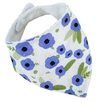 Babador Bandana Slim - Floral Lilás - 1 peça Babador Bandana Slim - Floral Lilás - 1 peça