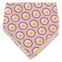 Babador Bebê Bandana Coroa Rosa - Capsulin