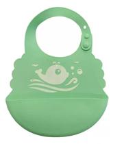 Babador bebe de silicone com bolso pega cata migalhas Babador bebe de silicone com bolso pega cata migalhas
