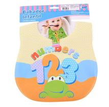 Babador Bebê Impermeável Avental Estampa Bichinhos