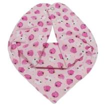 Babador Bebe Menina Estampa Passarinhos Rosa Bandana Antialérgico 100 algodão Lavável Botão Pressão Enxoval Maternidade Baby Deluxe Babador Bebe Menina Estampa Passarinhos Rosa Bandana Antialérgico 100 algodão Lavável Botão Pressão Enxoval Maternidade Baby Deluxe