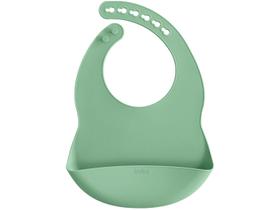 Babador Cata Migalhas Buba de Silicone Verde Babador Cata Migalhas Buba de Silicone Verde