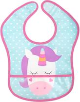 Babador Com Bolso Animal Fun Unicórnio Buba Babador Com Bolso Animal Fun Unicórnio Buba