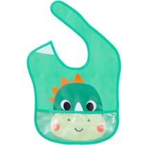 Babador Com Bolso Buba Impermeável Pega Migalhas Fecho em tiras autocolantes Babador Com Bolso Buba Impermeável Pega Migalhas Fecho em tiras autocolantes