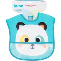 Babador com bolso bubazoo panda buba