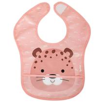 Babador com Bolso Oncinha Pega Migralhas para Bebê - Buba