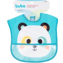 Babador Com Bolso Panda Buboo Buba 17074 Animais