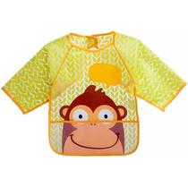 Babador com Mangas Macaco Baby BB342 - Multikids - MULTILASER, MULTIKIDS