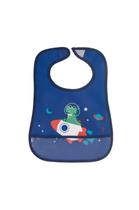 Babador Com Pega Migalhas Plástico Verso Atoalhado Kouii Filhotiis Astronauta Babador Com Pega Migalhas Plástico Verso Atoalhado Kouii Filhotiis Astronauta