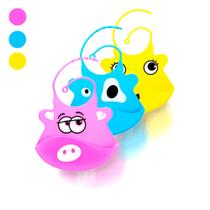 Babador De Bebê Em Silicone 3 Cores Impermeável Pega Migalha Infantil