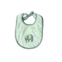 Babador de boca c/ forro elefante azul