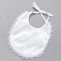 Babador de Cetim Bordado para Batizado Infantil Roman Babador de Cetim Bordado para Batizado Infantil Roman