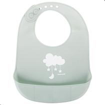 Babador de Silicone Ajustável Com Pega Migalhas Pimpolho