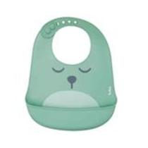 Babador De Silicone Bebê Impermeável Buba - Bichinho Verde