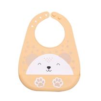Babador de Silicone Com Bolso Bebê Mami Bichuus Papi 20x29cm Babador de Silicone Com Bolso Bebê Mami Bichuus Papi 20x29cm