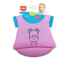 Babador De Silicone com Cinta Girafinha - Buba