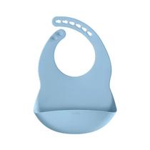 Babador de silicone com pega migalhas buba bebê