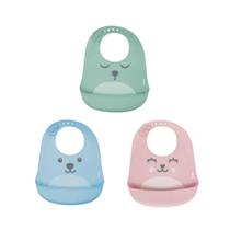 Babador de silicone com pega-migalhas Gumy - Buba