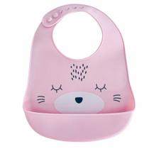 Babador De Silicone Com Pega Migalhas Impermeável Bebe Crianças Envio Rápido