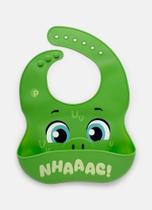 Babador de Silicone Dino VERDE