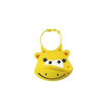 Babador de Silicone Girafa Amarela - Multikids Baby