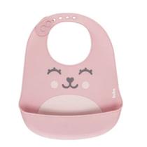 Babador de Silicone Gumy Buba Com Bolso Pega Migalhas, Ajustável, Macio e Resistente -