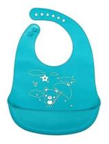 Babador De Silicone Impermeável Cata Migalhas Bebê Infantil Desenho Diversos Livre de BPA