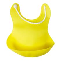 Babador de Silicone Impermeável Color Baby - Praticidade e Conforto para o Bebê