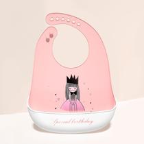Babador De Silicone Impermeável Migalhas Infantil Babador De Silicone Impermeável Migalhas Infantil