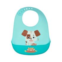 Babador de Silicone Pacific Kouii Cachorrinho Verde - 6100A