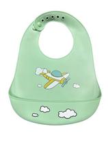 Babador de Silicone para bebê com Pega Migalhas Impermeável Babador de Silicone para bebê com Pega Migalhas Impermeável