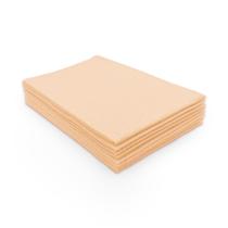 Babador dentário descartável TIDI Choice Peach, 3 camadas, 13 x 18 cm, pacote com 500