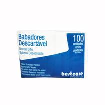 Babador Descartavel Branco Com 100 Un - Best Care