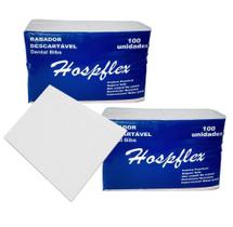 Babador Descartável Dental Bibs Branco c/200 Hospflex