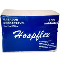 Babador Descartável Pacote com 100 unidades 33x47cm com 100 unidades - Hospflex