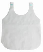 Babador Descartável Tnt Para Idoso 30G Com tiras aderentes 100 Unid