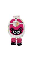 Babador e meia joaninha Pink Babador e meia joaninha Pink