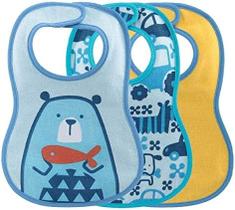 Babador easy meal menino 6m+ 3 pecas - chicco Babador easy meal menino 6m+ 3 pecas - chicco