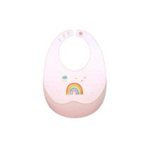 Babador em silicone com estojo evitar bagunça