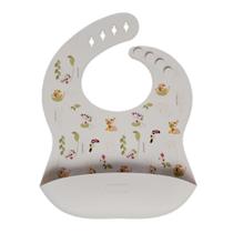 Babador em Silicone com Pega Migalhas Boho Chic - Tiny Love Babador em Silicone com Pega Migalhas Boho Chic - Tiny Love